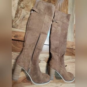 Over-The-Knee Brown Boots